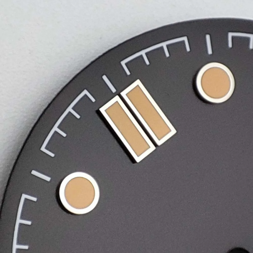 NH35 Dial 31MM Green Luminous Watch Dial for NH35 NH36 4R35 Movement Single Calendar Watch Faces for SKX007 Modified Accessories