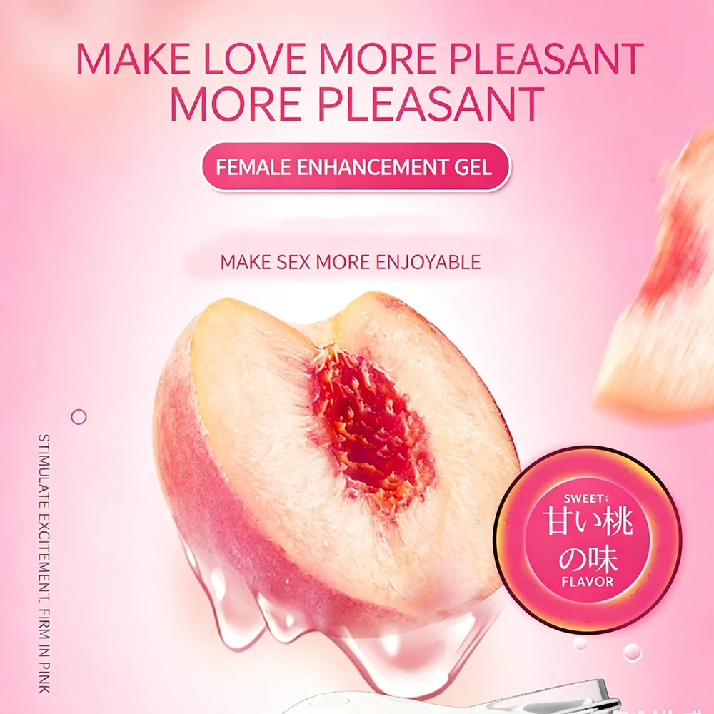 Peach Fragrance Women Personal Wellness Gel Moisturizing Water Based Formula Ultra Smooth Texture Easy Apply Daily Care Comfort 4