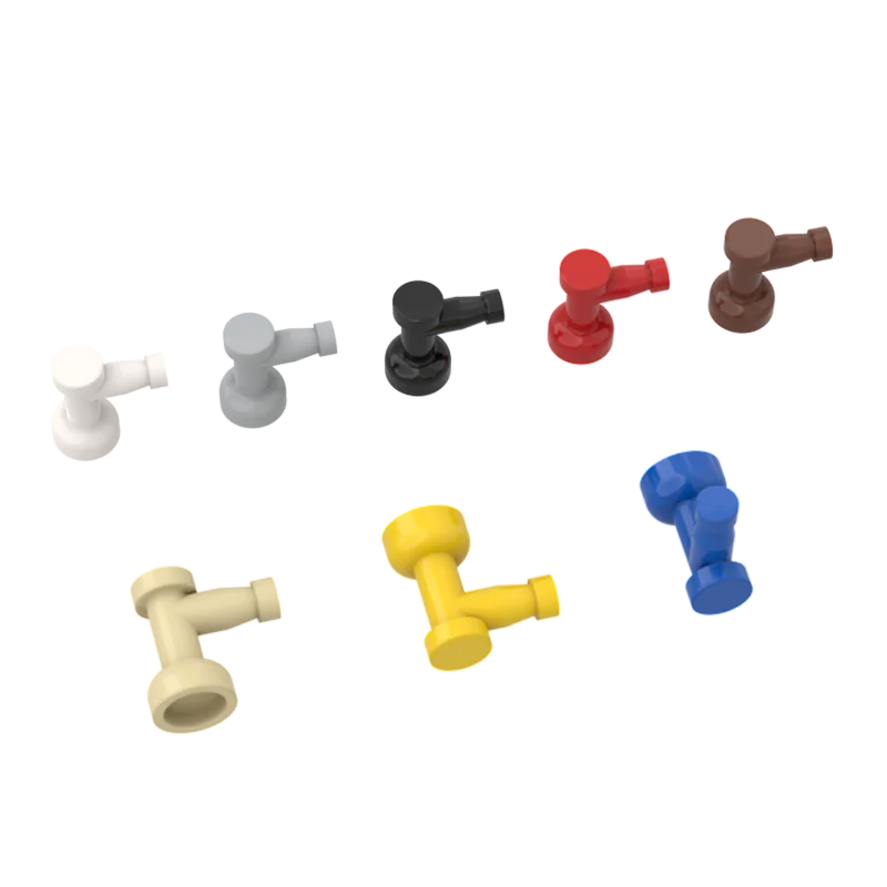 10Pcs Moc Baksteen Onderdelen 4599 Tap 1X1 Kraan Compatibel Bouwsteen Deeltje Diy Assmble Kid Puzzel Hersenen speelgoed Verjaardagscadeau