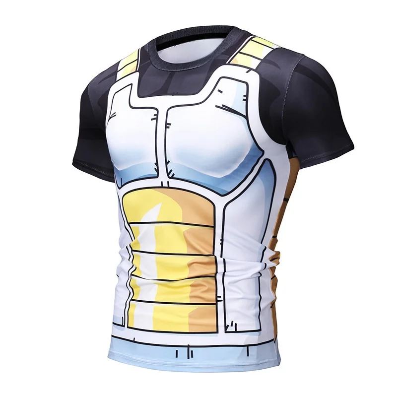 2026 Sommer Dragon Ball Retro Fitness T-Shirt Herren Oversized 3D-Druck Kurzarm Familien-Unisex Kinder-Sportshirt
