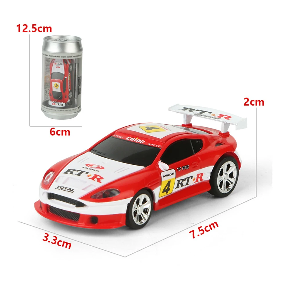 Can Mini RC Car Electronic Cars Radio Remote Control Racing Car High Speed Vehicle Gifts For Kids Machine Control TSLM1