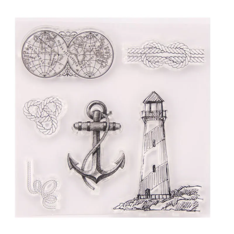 

New Arrival Navigation Clear Stamps for DIY Scrapbooking Card fairy Rubber Seal Stamps Making Photo Album Handemade Crafts