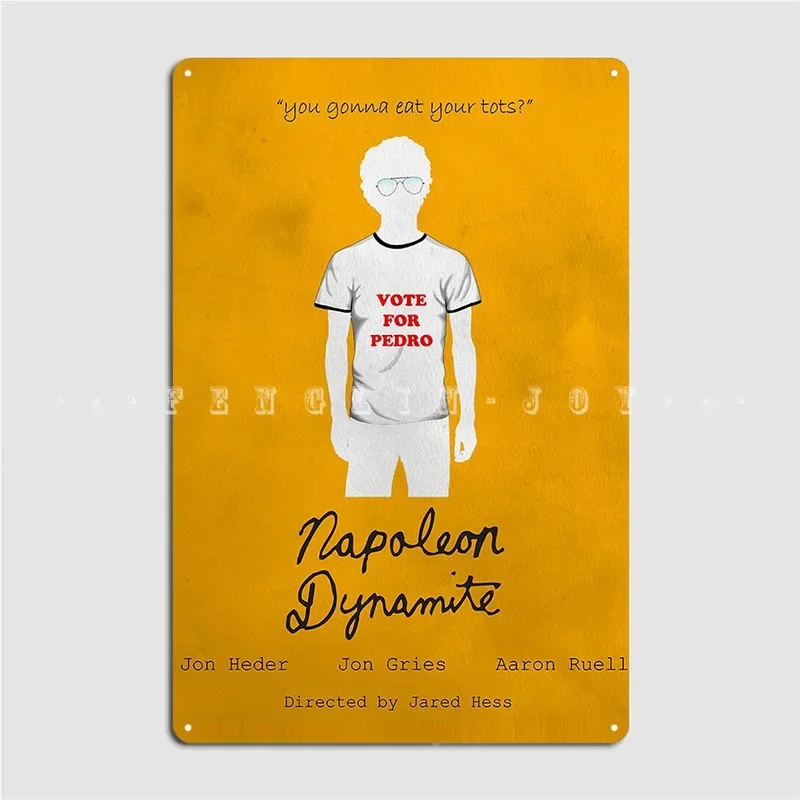 Napoleon Dynamite Minima Metal Plaque Poster Club Mural Personalized Wall Plaque Tin Sign Posters