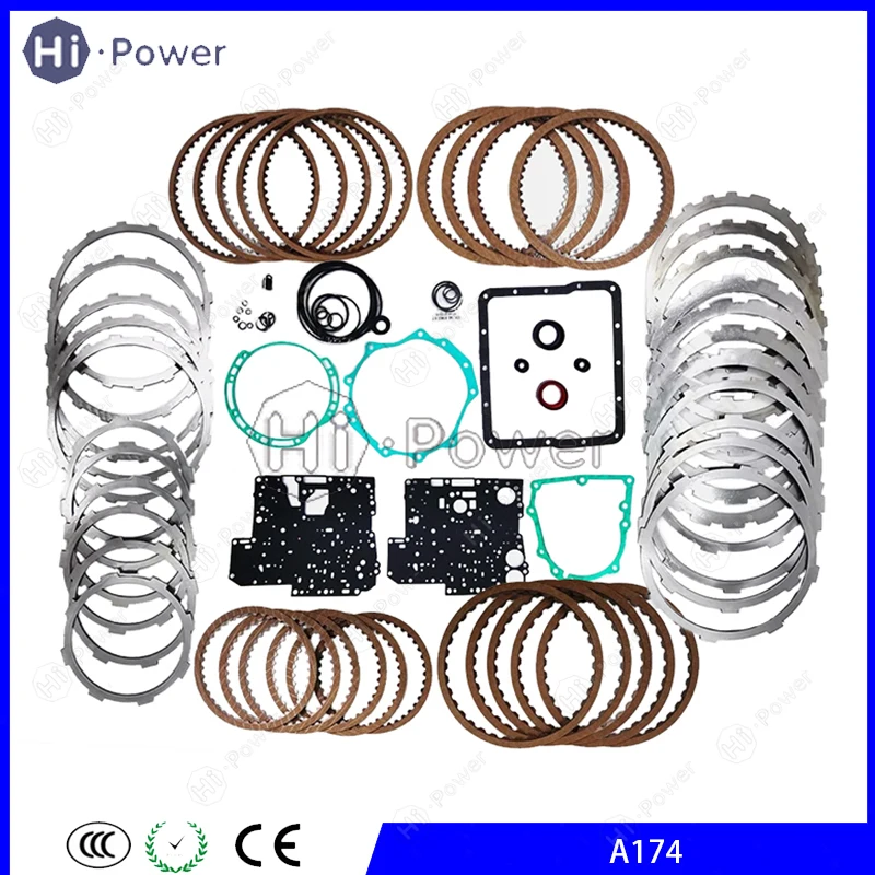 A174 SN413 SN415 комплект уплотнений главной коробки передач автомобиля, фрикционная стальная пластина для Geely, ремонтный комплект диска коробки передач