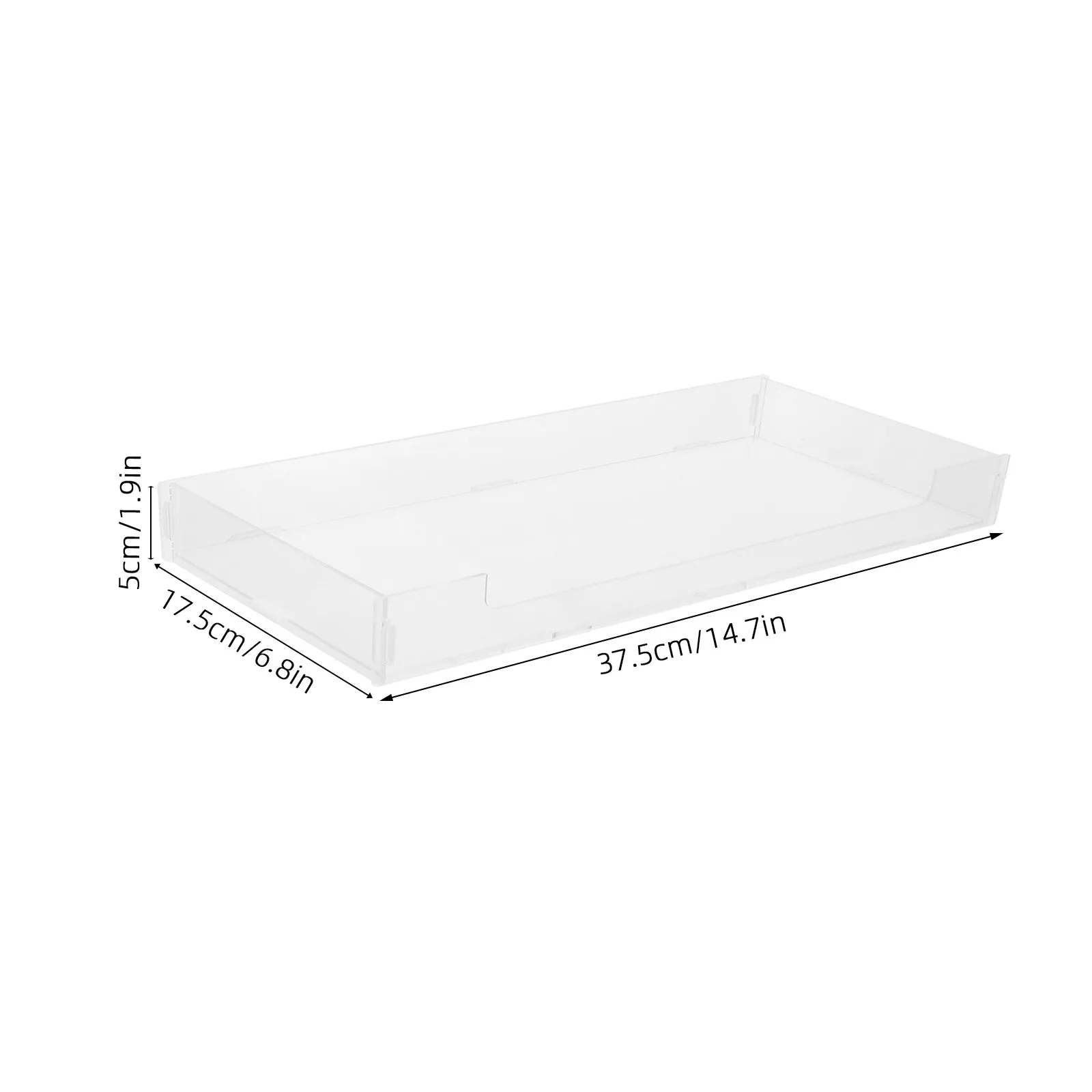 Clear Acrylic Keyboard Cover Dust Proof Scratch Resistant Spill Pet Cat Proof Protector for Mechanical Gaming Office Desktop