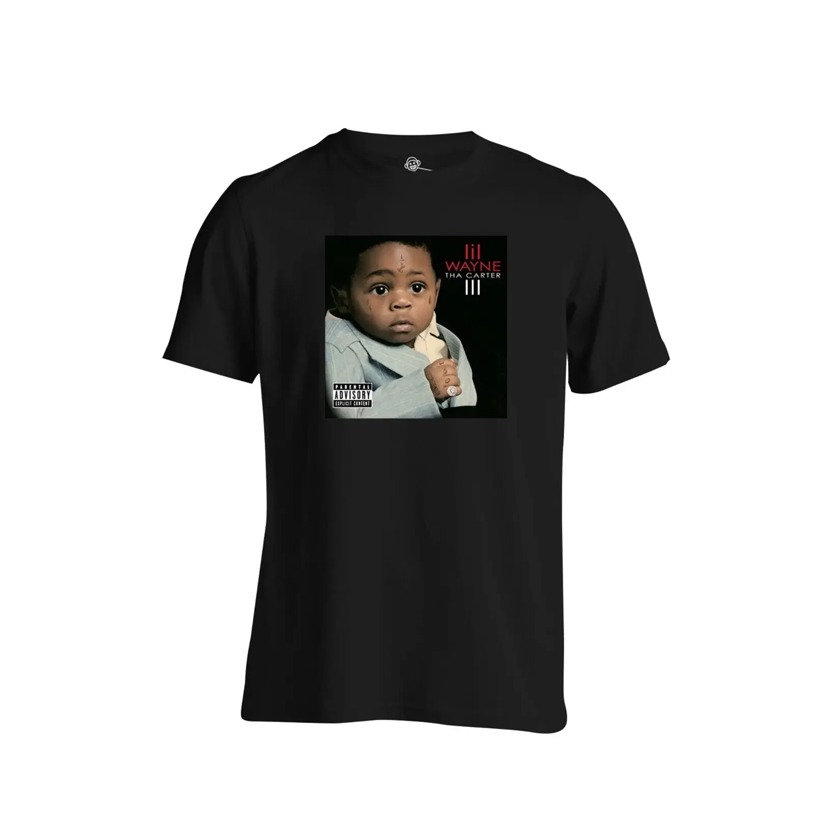 Lil Wayne T Shirt Tha Carter 3 Album Cover Old School Rap Hip Hop Black T Shirt