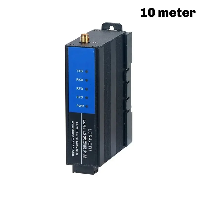 DT51 LORA-ETH Module Ethernet Modbus TCP UDP Client Server, 433M RF Remote Transceiver for Industrial IoT, 10 Meters