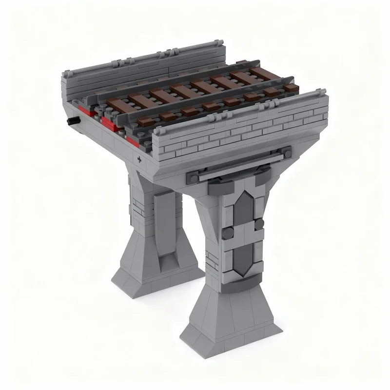 327pcs MOC City Trains Railway Brigde Straight Expandable Model Toy Building Blocks Architecture Christmas Gift Art Birthday