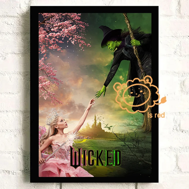 زخرفة جدارية بطباعة قماش ، لوحة بدون إطار للمنزل ، غرفة معيشة ، مكتبة ، فيلم شرير ، الجزء الأول ،