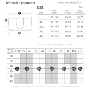 4 قطع السراويل الملاكم الملابس الداخلية الحرير الثلج للرجال بارد ملخصات تنفس مثير سراويل رقيقة يو محدب الملابس الداخلية بالجملة الكثير L-6XL أفضل 8 بائعين يرتدون سراويل داخلية - رقم 1