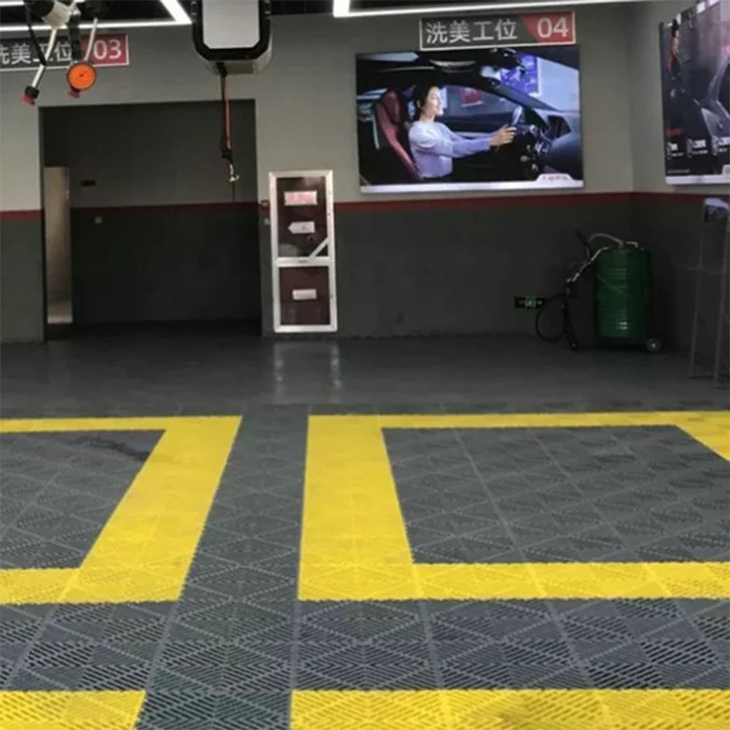 

High-strengh Best Selling Interlocking Garage Floor Tiles/removableInterlocking Floor Mats For Warehouse plastic flooring