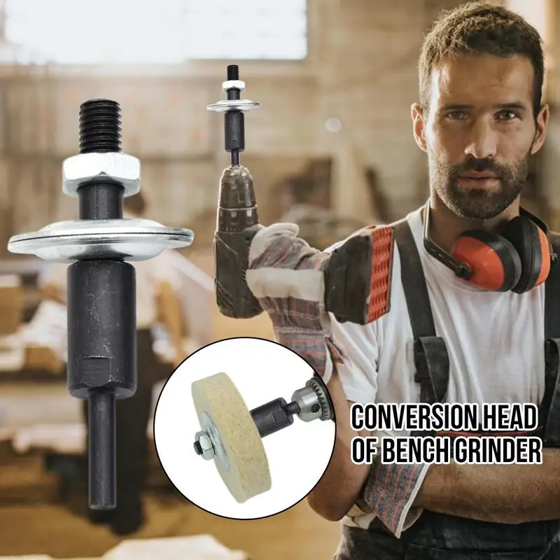 Drill Arbor Adapter Safe Electric Drill Adapter Polishing Wheel Small Size Multi-Purpose Polishing Accessories Efficient