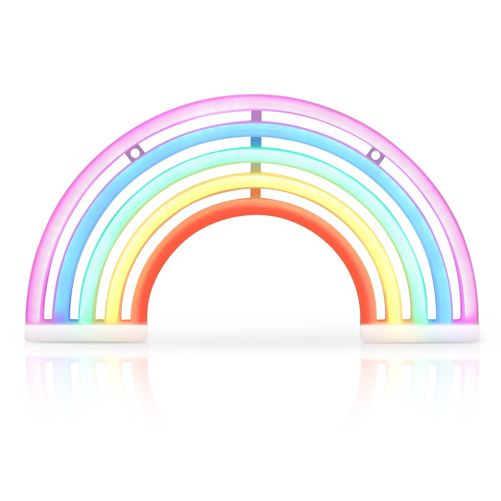 Cartoon Rainbow Table Lamp LED Night Light Bedside Bedroom Colorful Decoration Romantic Atmosphere Light for Children's Sleep view 4