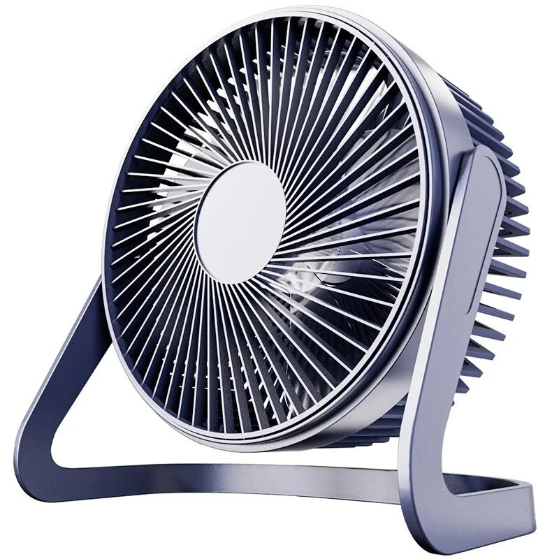 Mini Desktop Fan Portable Mute Usb Small Foldable Threeblock Wind Speed  Degrees Adjustable Angle Female Dormitory