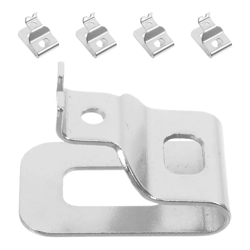 5개 전동 공구 액세서리 스테인리스 스틸 헤비 듀티 벨트 클립 훅 드릴 드라이버 도구 벨트 클립 교체용 전동 공구