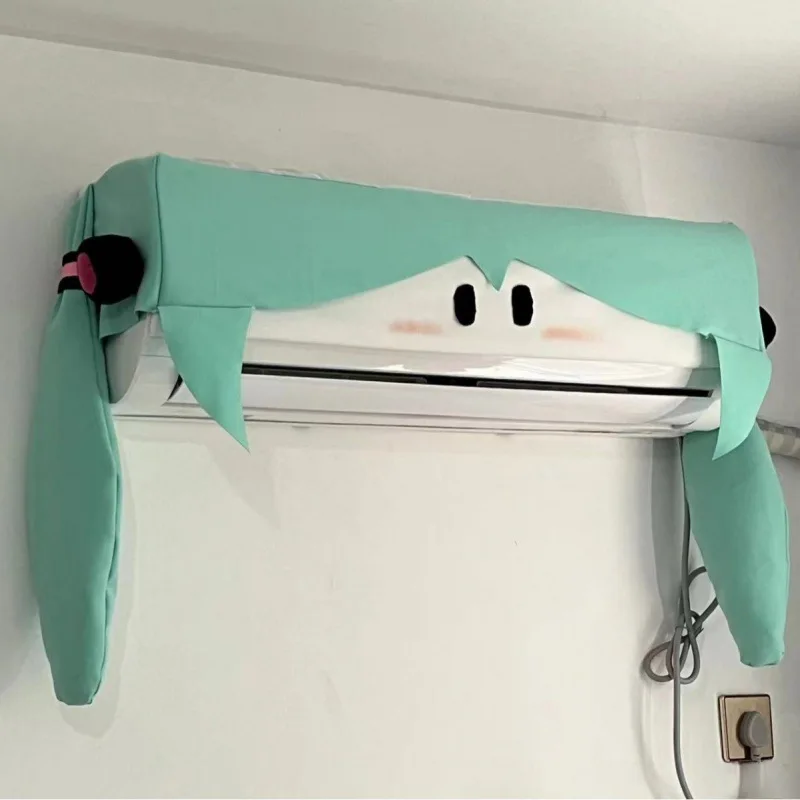 Miku Kawaii Air-conditioning Dust Cover Anime Hanging Air Conditioner Decorations Cute Thick Dust Cover Room Accessories Gift