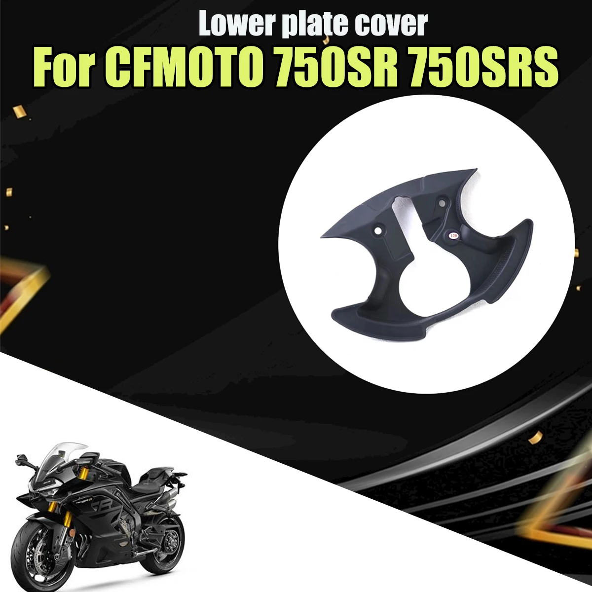 Motorcycle lower connecting plate cover steering column cover Fit For CFMOTO 750SR 750SRS 750-SRS