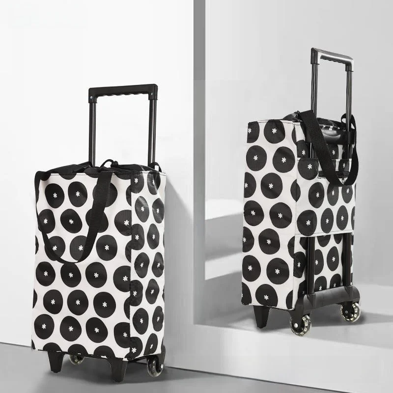 portable-shopping-cart-small-hand-pulled-vegetable-buying-wagon-elderly-people's-handy-tool-durable-oxford-cloth-material