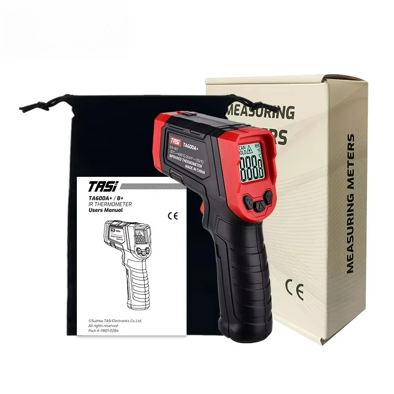 TA600A+ High Accuracy Digital  Thermometer Non-Contact Laser Gun for Industrial Temperature Measurements