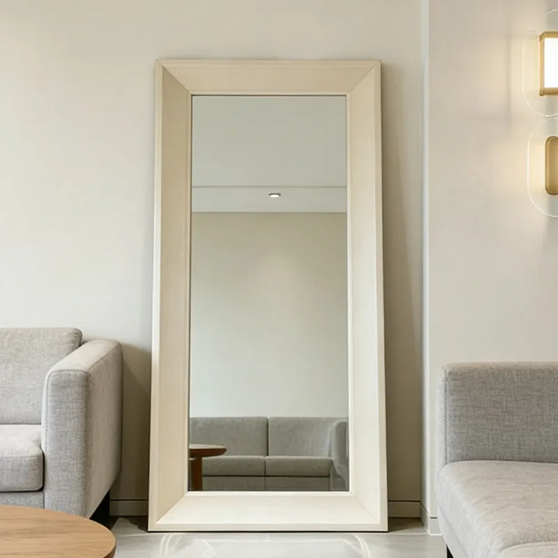 

Floor Luxury Mirror Long Men Bedroom Girls Standing Bathroom Full Body Moving Mirror Modern Espelhos Living Room Decorations