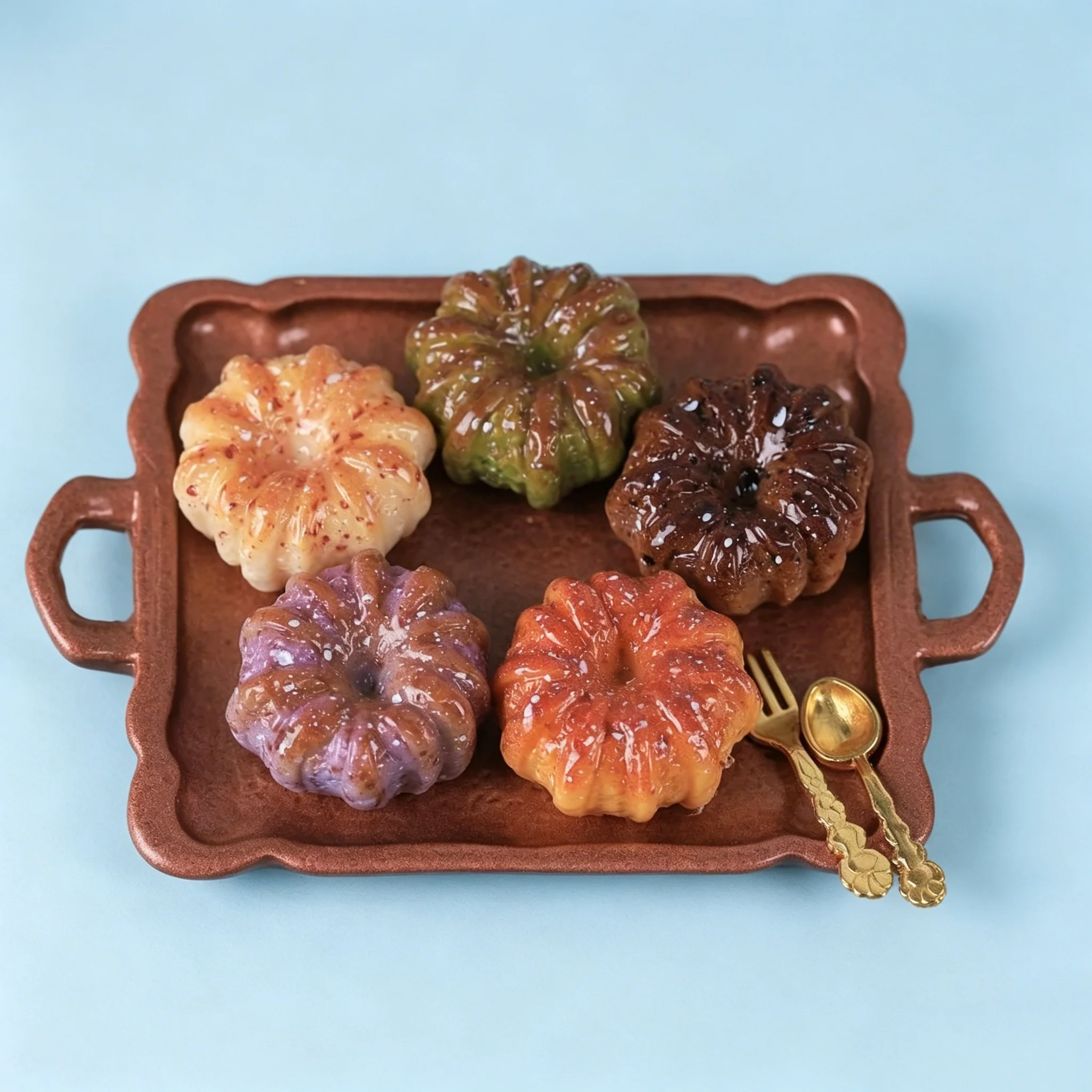 

10pcs 1/12 Miniature Dollhouse Miniature Food Dessert Bread Kitchen Scene resin Play Scene Ornament for Doll Accessories