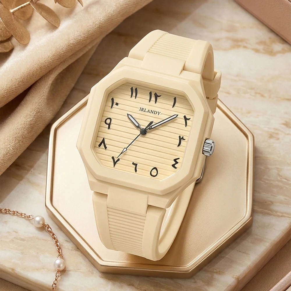 1Pcs Unisex Jewelry Watch Women's Wristwatch Accessories Beige Fashion Business Elegant Old Money Style Classic Exquisite Retro Light Luxury Y2K Party Gathering Daily Wear Birthday Holiday Gift Travel Trip