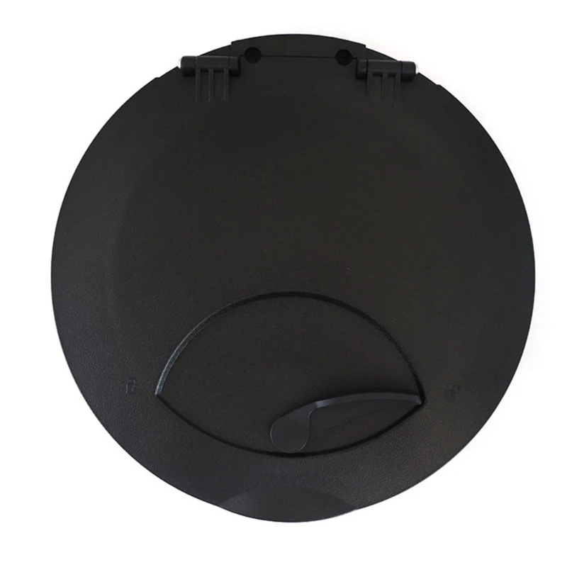 9 Inch Storage Opening Cover Round Deck Plate Lid for Boat Compartment Access, Clip-In Water-Resistant Cover for Marine Deck