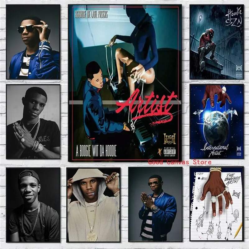 A Boogie Wit Da Sudadera con capucha SZN música Pop carteles artísticos en lienzo decoración de pared elegante para sala de estar decoración del hogar impresiones pinturas