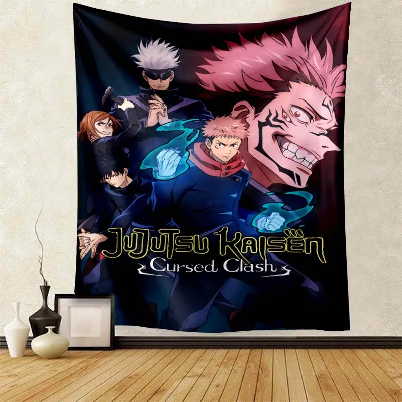 

3D Jujutsu Kaisen Anime Cartoon Itadori Yuji Soft Flannel Blanket,Throw Blanket Comfortable Blankets for Picnic Beds Sofa Home