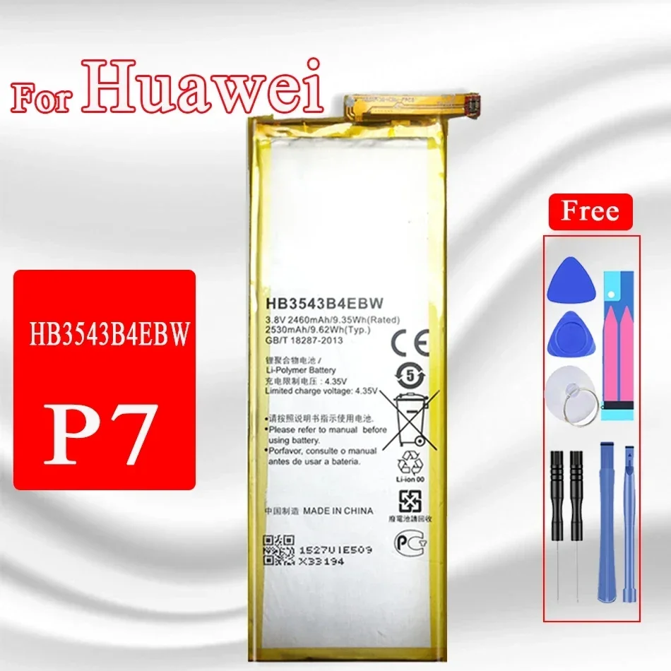 HB356687ECW HB366481ECW Battery For Huawei P7 P8 P9 P10 P20 P30 Lite 2017 P10 P20 Plus P20 P30 Pro P9 Lite mini battery + Tools