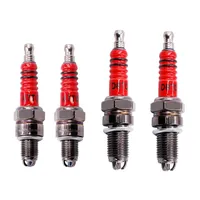 1/2Pcs Racing Spark Plug 3 Triple Electrode A7TC D8TC For GY6125 CG 50 70 110 125 150CC Motorcycle Atv Scooter Dirt Bike Go Kart