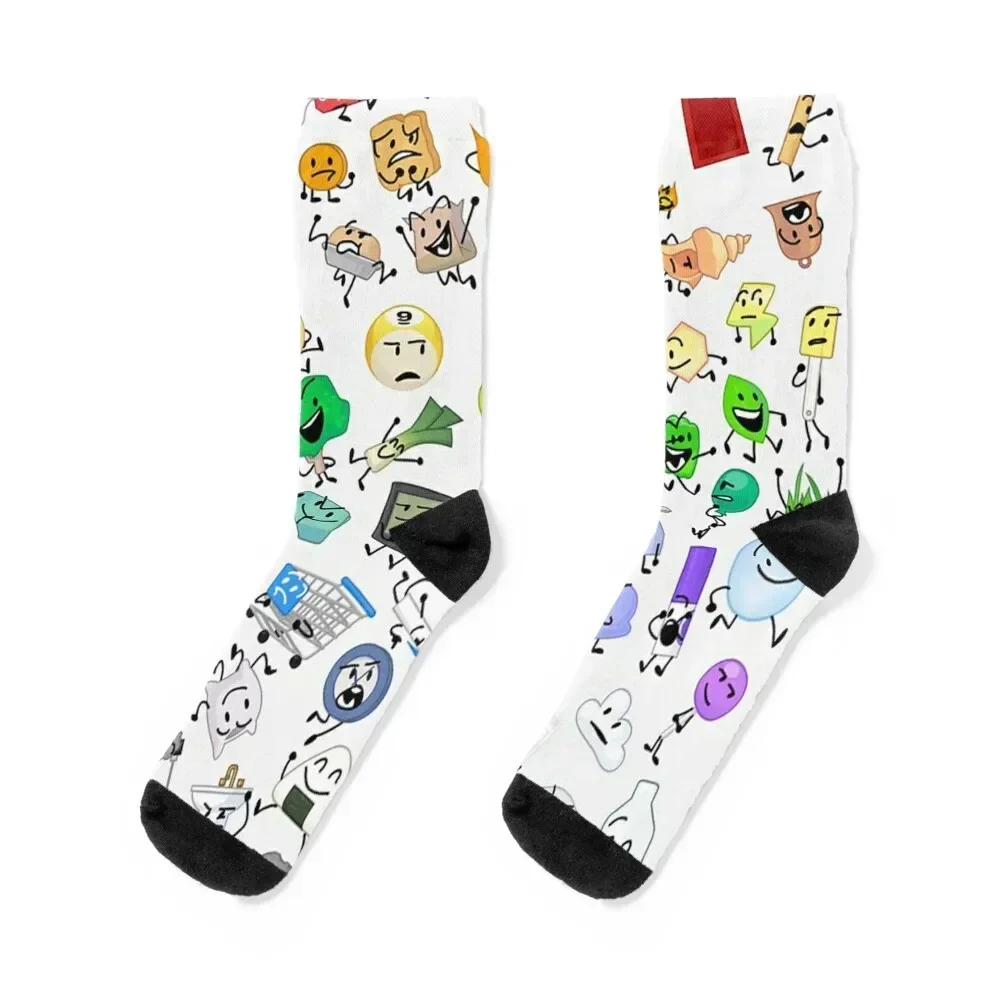 BFB and TPOT Full Cast print Socks men cotton high quality short Children's Socks Man Women's