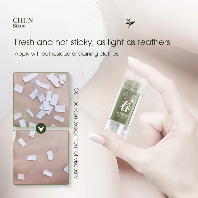 Refreshing Tea Fragrance Body Balm Lasting Fragrance Light Fragrance Fresh Body Portable Green Tea Solid Balm