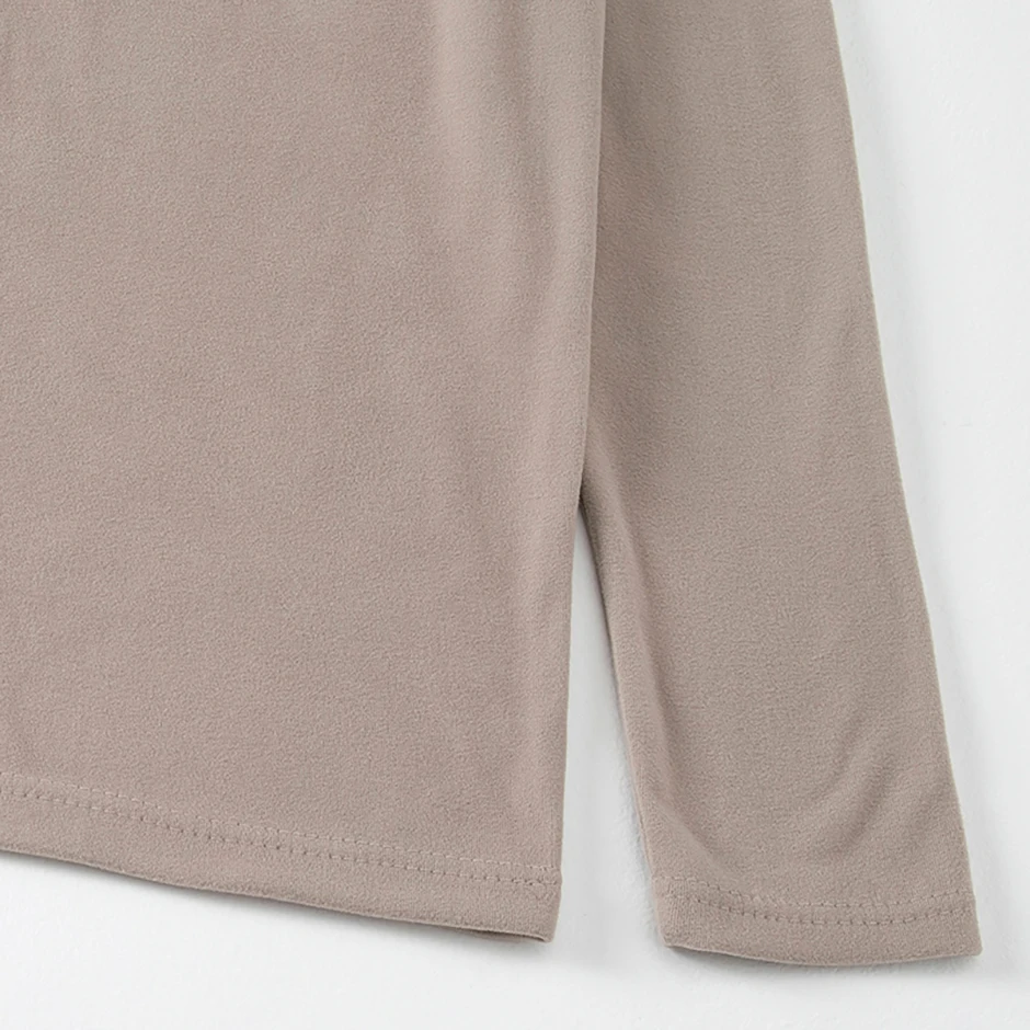 1/2/4-teiliges Set aus lässigen warmen Unterwäsche-Set für Herren und Teenager im Herbst/Winter, bequemes Sport-Langarmshirt mit dicker Basis – Detail 23