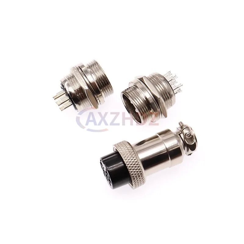 1Set 20MM GX20 Male & Female Docking Aviator Aviation Plug Socket Circular Connector 2/3/4/5/6/7/8/9/10/12Pin