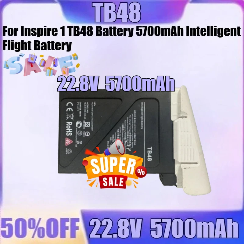 

22.8V 5700mAh TB48 For Inspire 1 TB48 Battery 5700mAh Intelligent Flight Battery New TB48 22.8V 5700mAh High Quality Battery