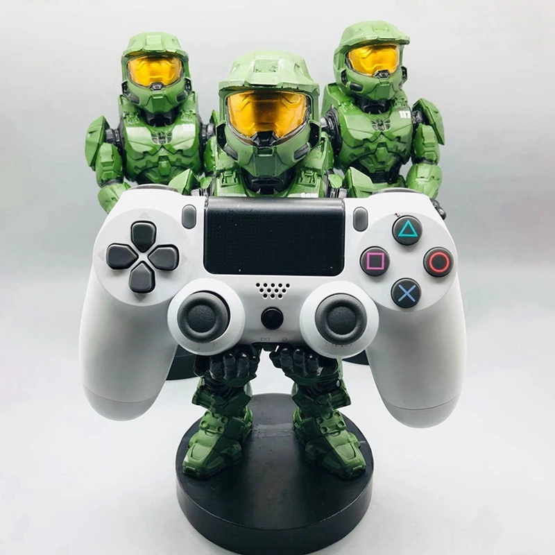 Imagem -05 - Soldado Verde Mobile Phone Stand Armor Knight Robot Ver Gamepad Suporte do Controle Remoto