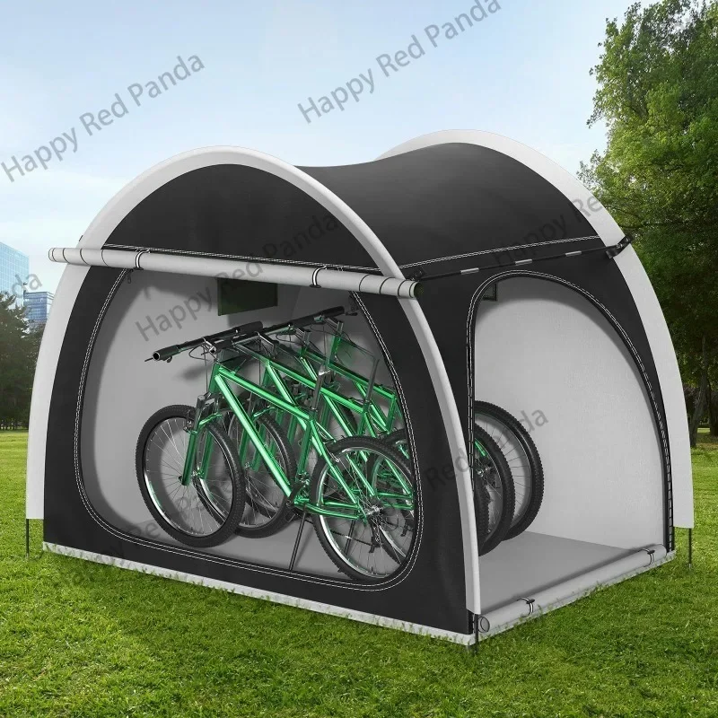 Tienda de campaña de almacenamiento al aire libre, carpa de bicicleta portátil plegable de gran espacio