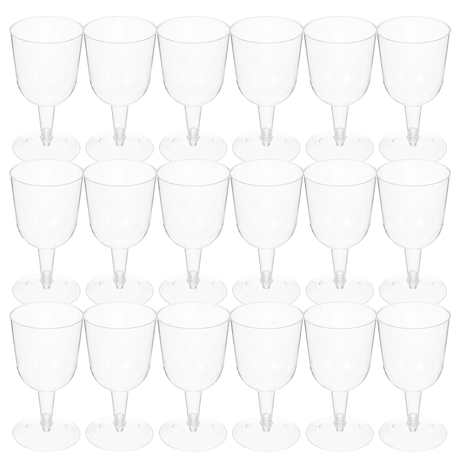 

24Pcs Disposable Wine Cups Plastic Party Cups for Beer Soda Juice Water Whiskey Cool Stylish Design Table Decoration