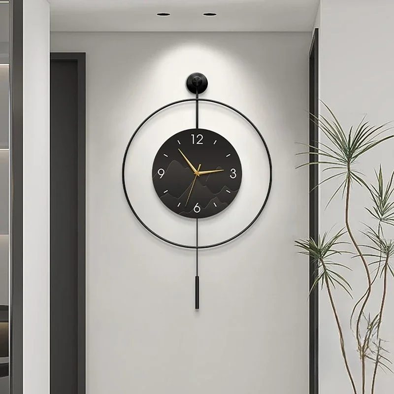 Aesthetic Wall Clocks Creative Design Korean Simple Fashion Wall Clocks Modern Led Orologio Da Parete Room Decorations