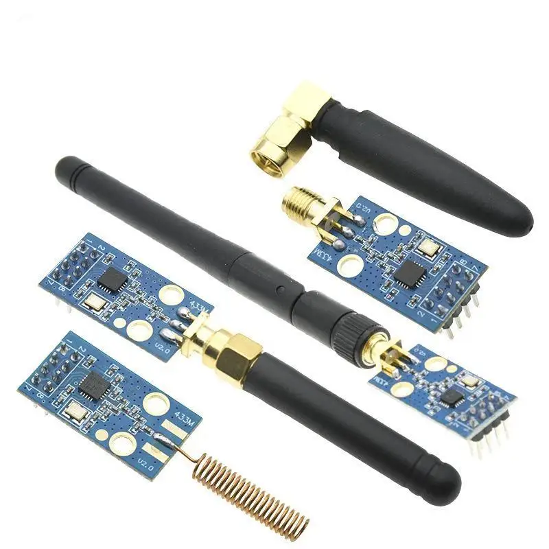 CC1101 433MHz Wireless Module With SMA Antenna Wireless Transceiver Module Increased Gain SMA Glue Rod Antenna
