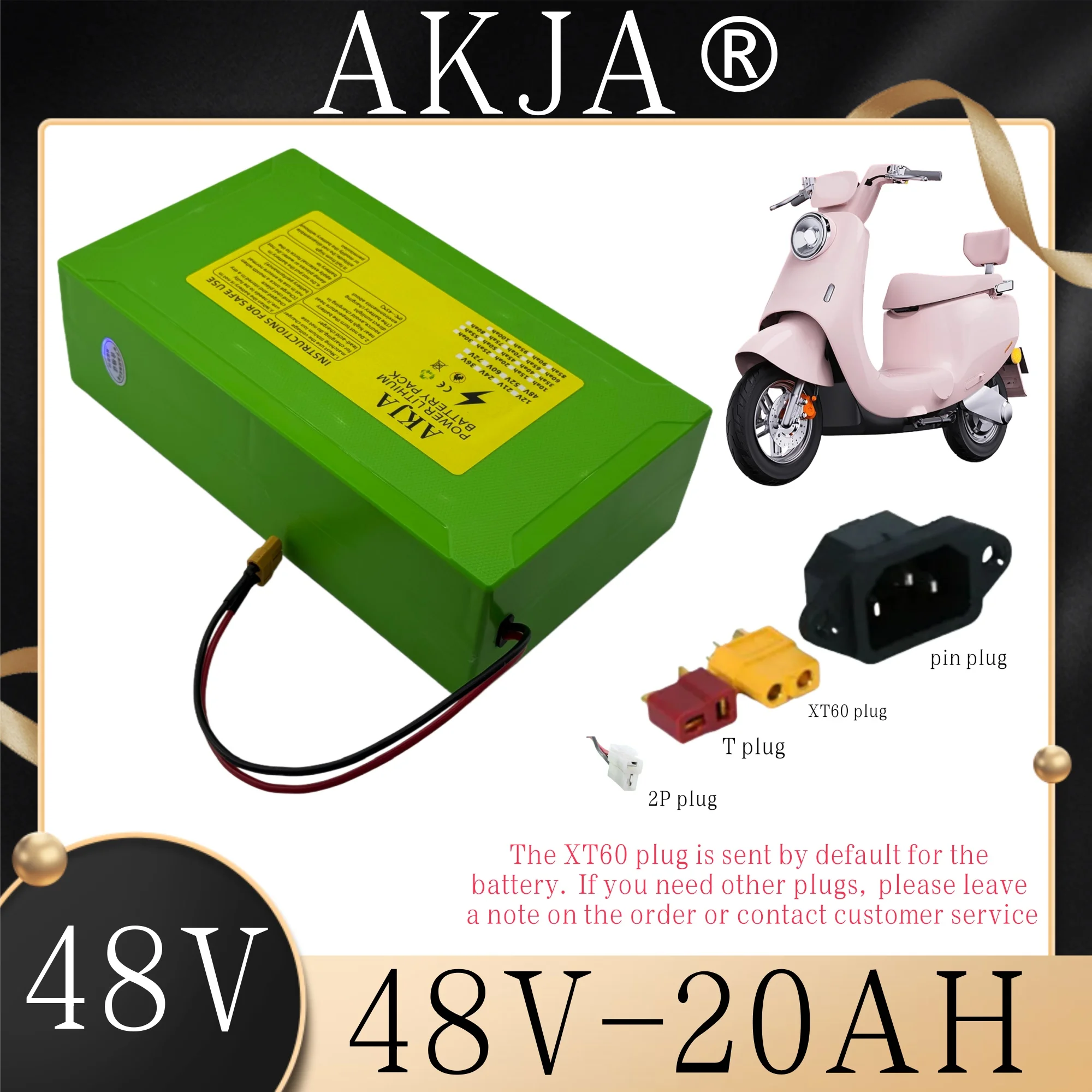 

New free shipping, 48V13S6P, new full capacity power supply 18650 lithium battery 20AH, suitable for use with 250-2000W devices