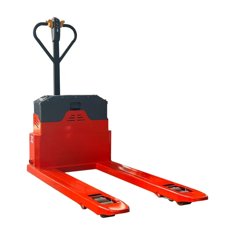 

construction site warehouse hydraulic lift truck unloading pallet 3 tons