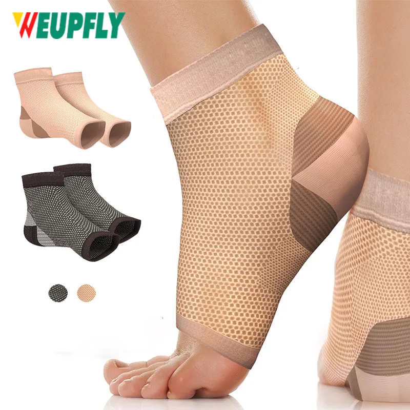 

1Pair Plantar Fasciitis Socks with Arch Support for Men & Women - Toeless Compression Socks Foot Pain Relief , Ankle Swelling