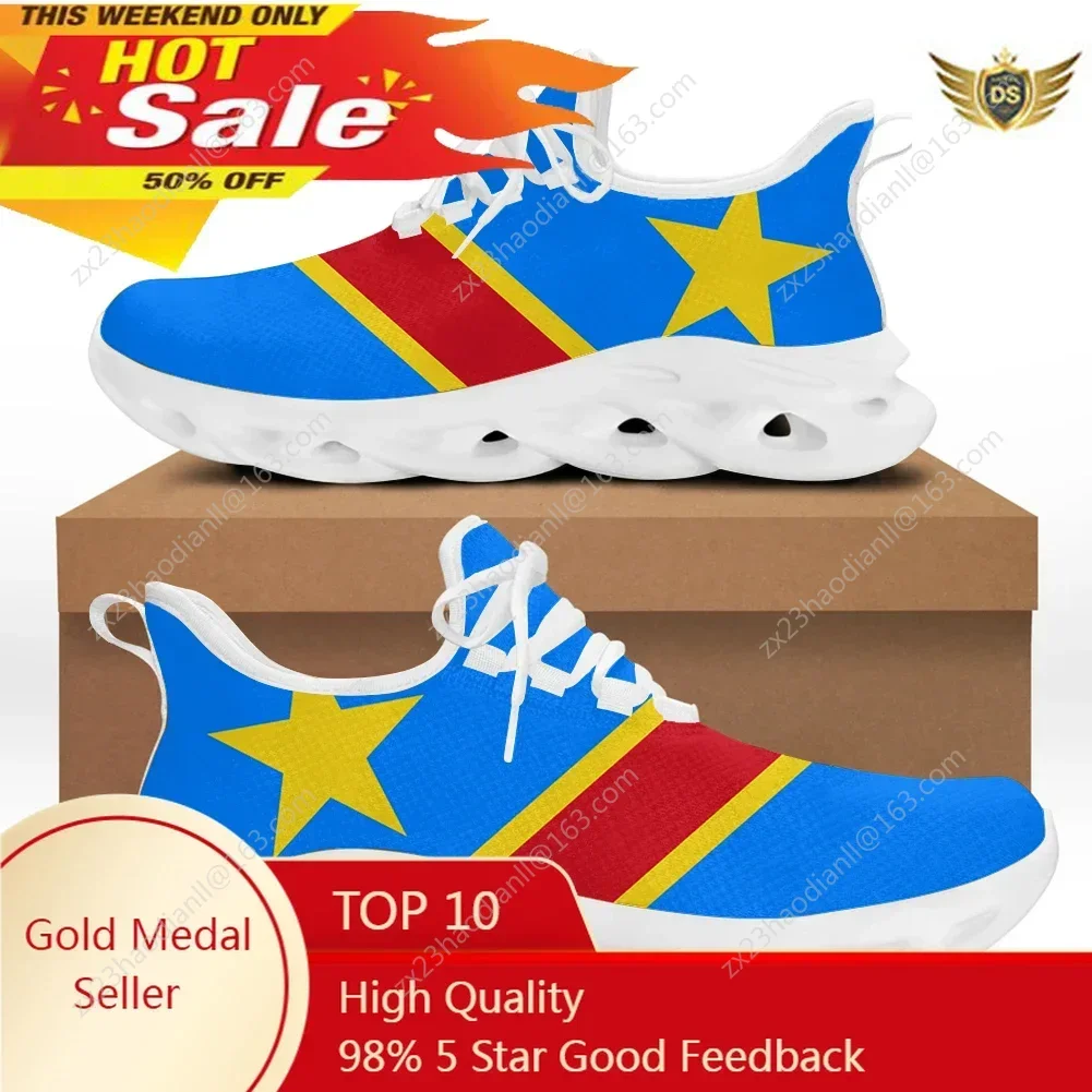 

Fashion Print Congo Democratic Republic/Eriledian Flag Men Shoes Comfortable Soft Sole Breathable Shoes Trend Mesh Male Shoes