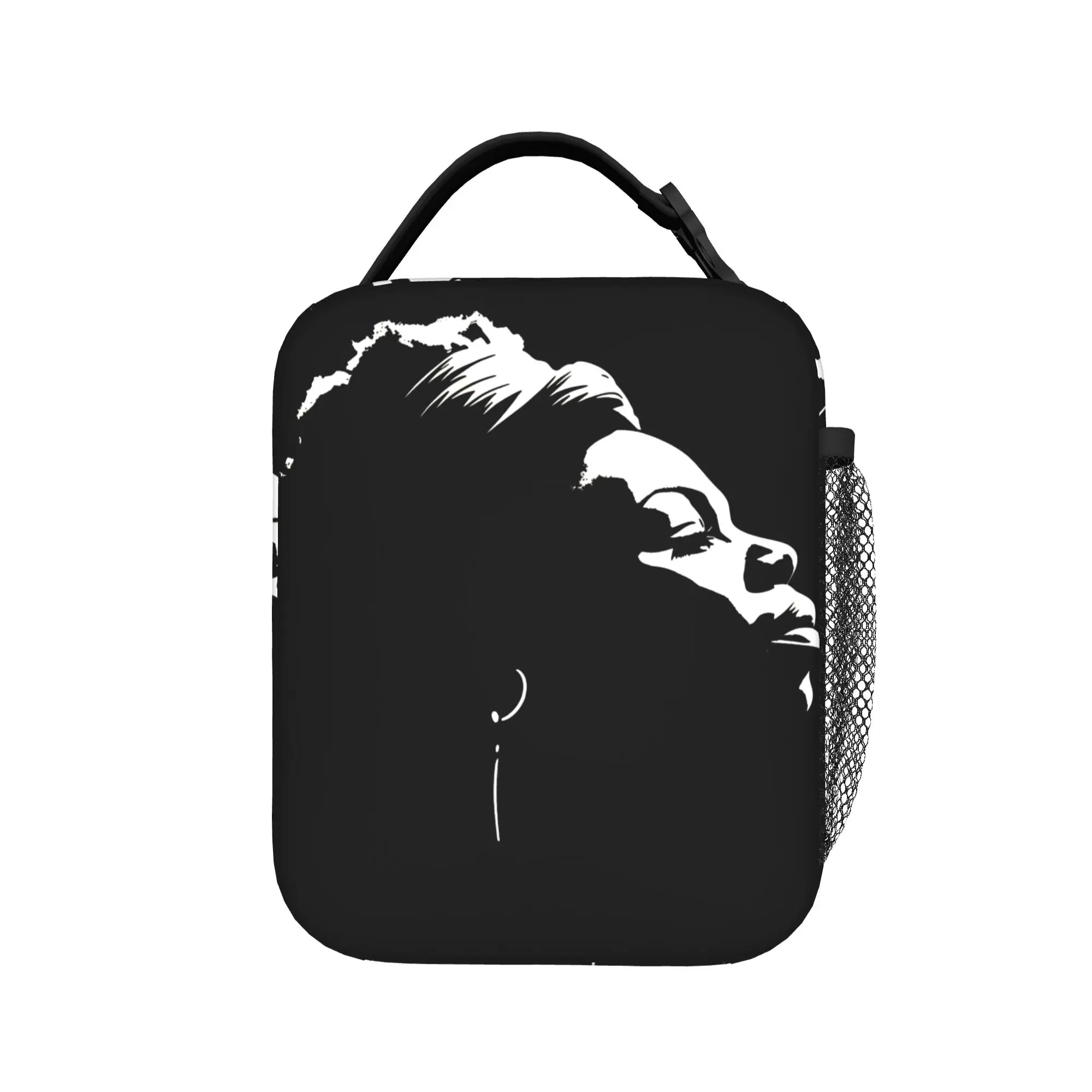Nina Simone Black History - Bolsas térmicas para el almuerzo, bolsa térmica grande reutilizable, lonchera, bolsos de viaje para la universidad, bolsos para comida
