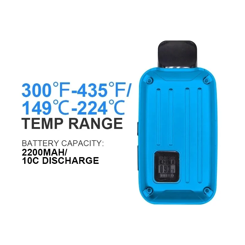 مجموعة أقلام تبخير من ANIX-Uranus للأعشاب الجافة ، بطارية ، شاشة عرض OLED ، شحن ، سجائر عشبية ، أصلية