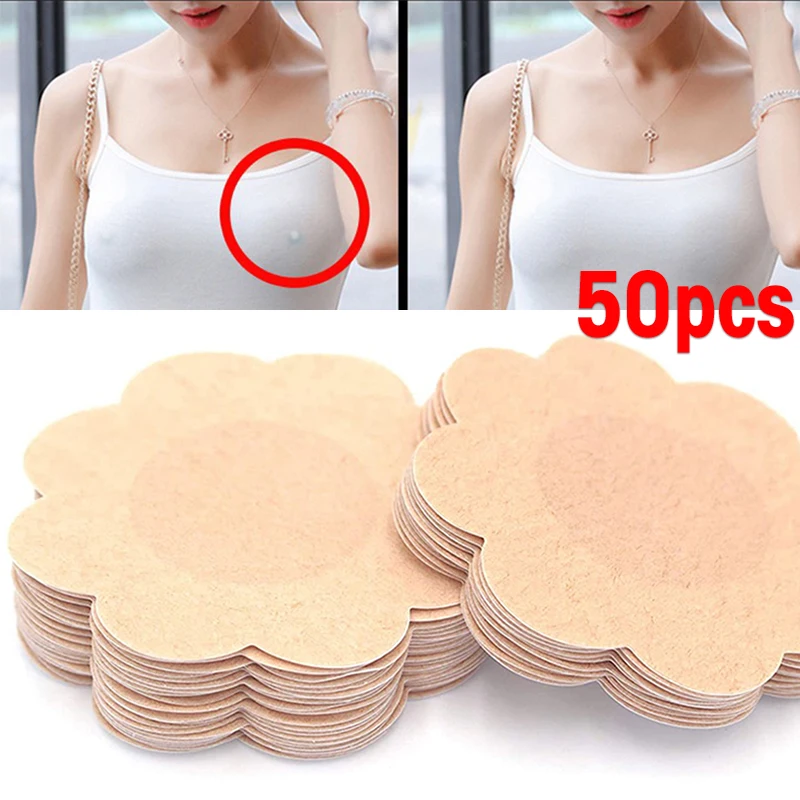 Invisible Breast Overlays on Bras for Women Nipple Stickers Chest Stickers Adhesivo Bikinis Bra Nipple Covers Accessories