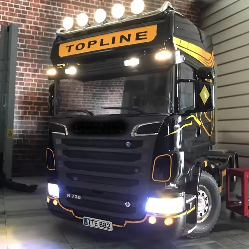 

Scaleclub Model For Scania R620 R470 R730 Sunshade Light Dome Light For Tamiya Lesu Rc Truck Trailer Tipper
