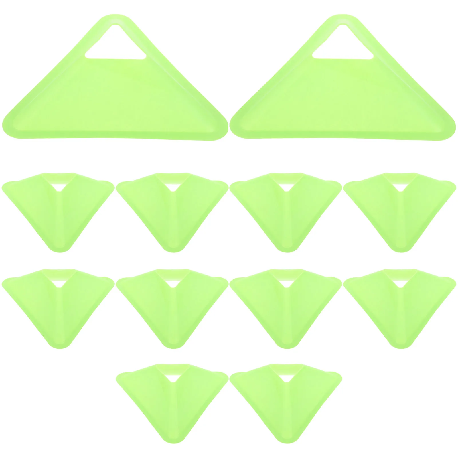 

12 Pcs Training Logo Plate Football Mini Disc Cones for Sports Soccer Kids